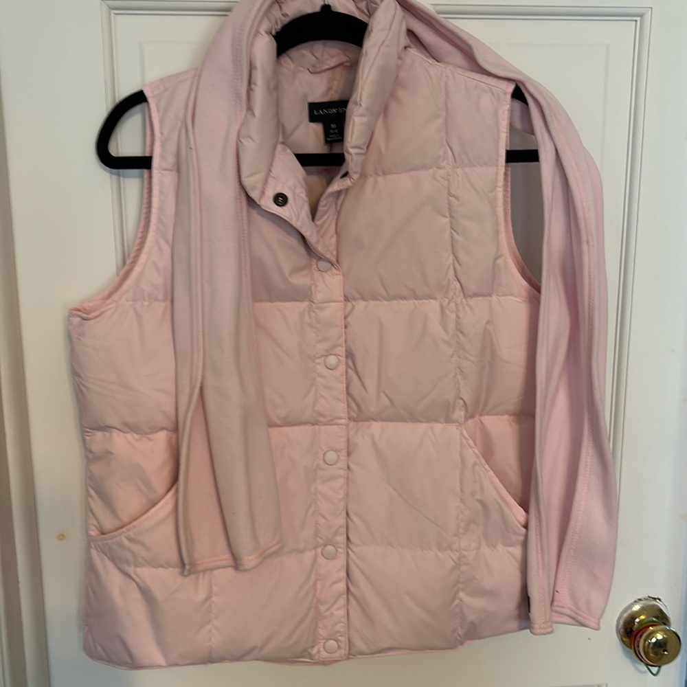 Lands end puffer vest.
